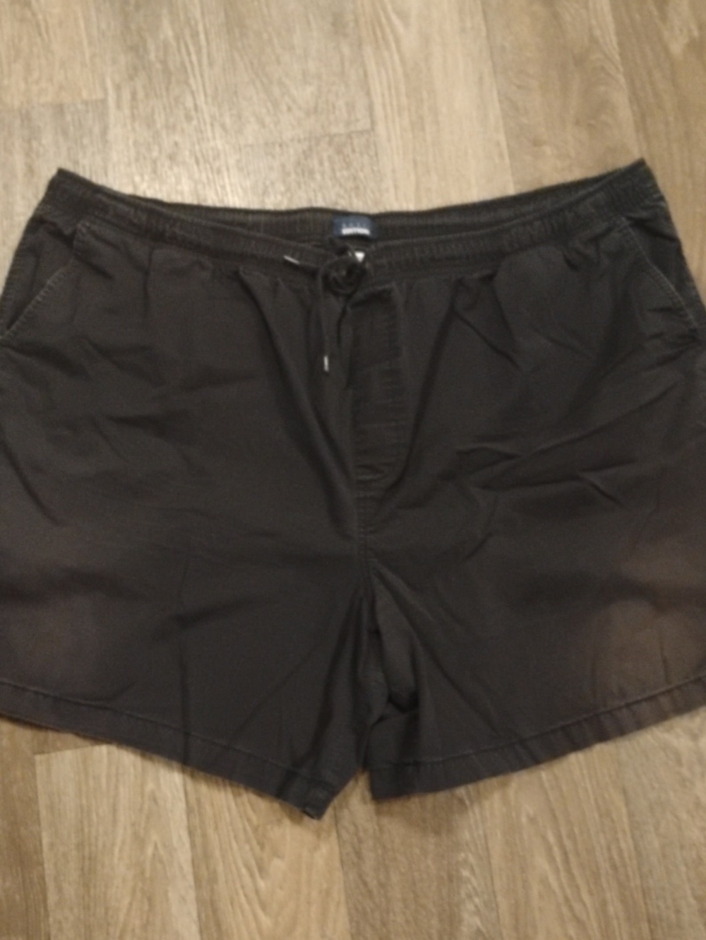 5/$15 3XL Vintage Basic Editions Men's Black Elastic Waist Shorts
